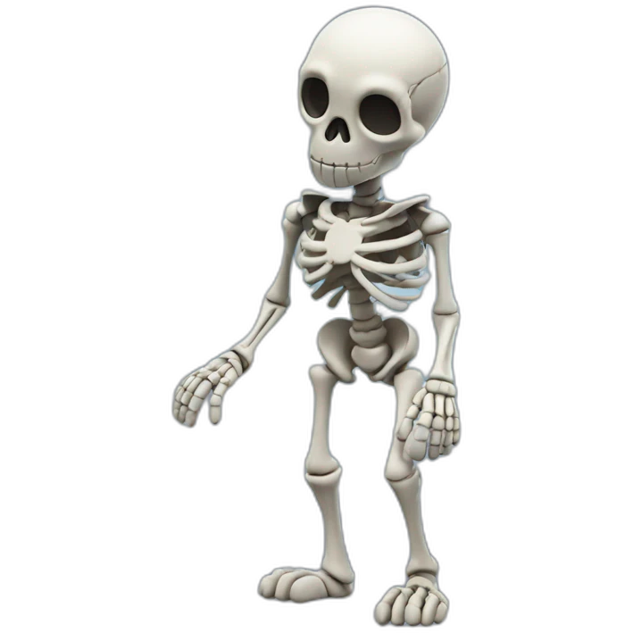 fortnite kaws skeleton emoji