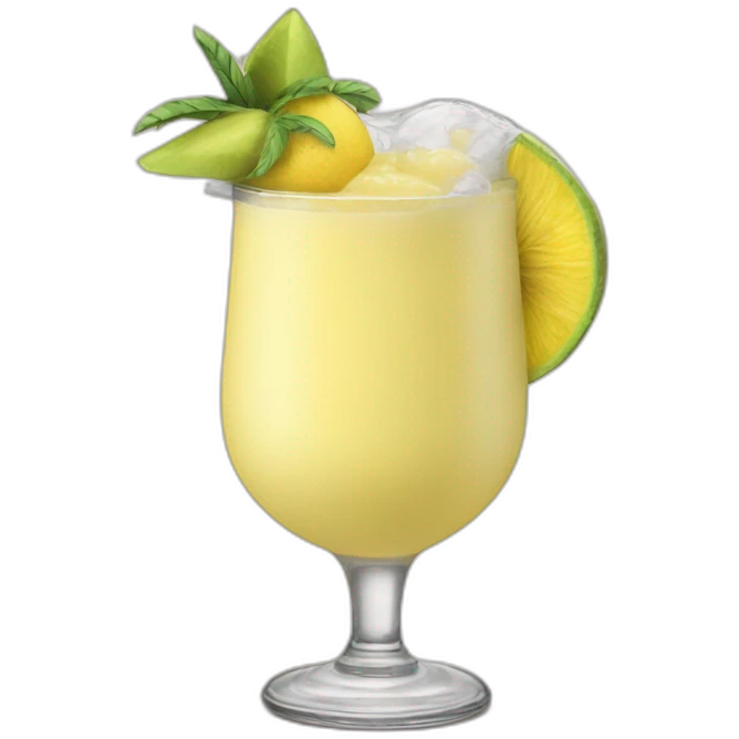 Macron_drink_piñacolada emoji