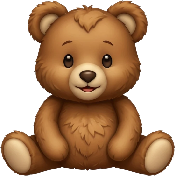 Smart teddy bear emoji