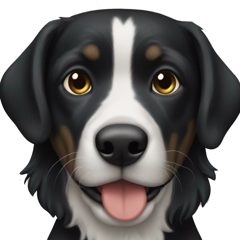 Perro negro emoji
