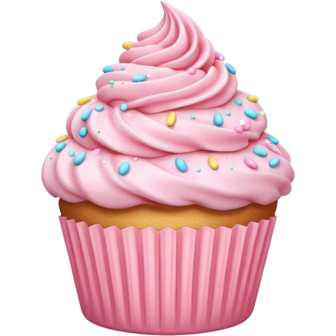 Pastel Pink Cupcake emoji