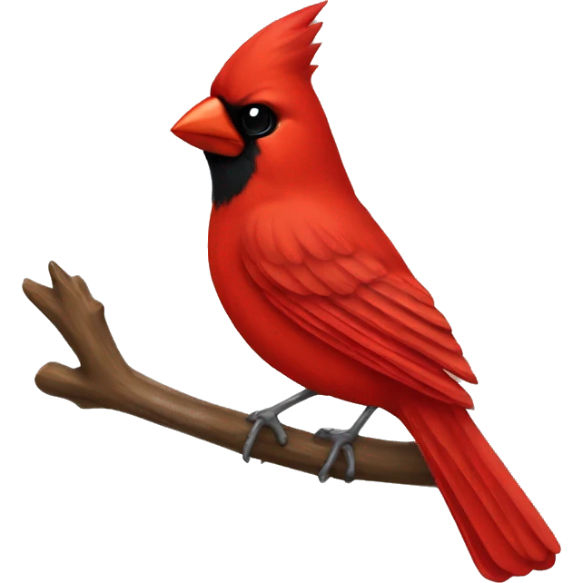 Cardinal facing to the right emoji