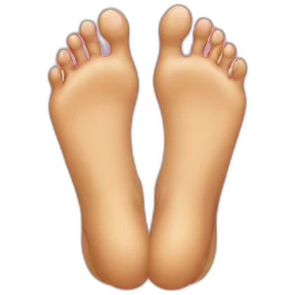 bottom of girl feet emoji