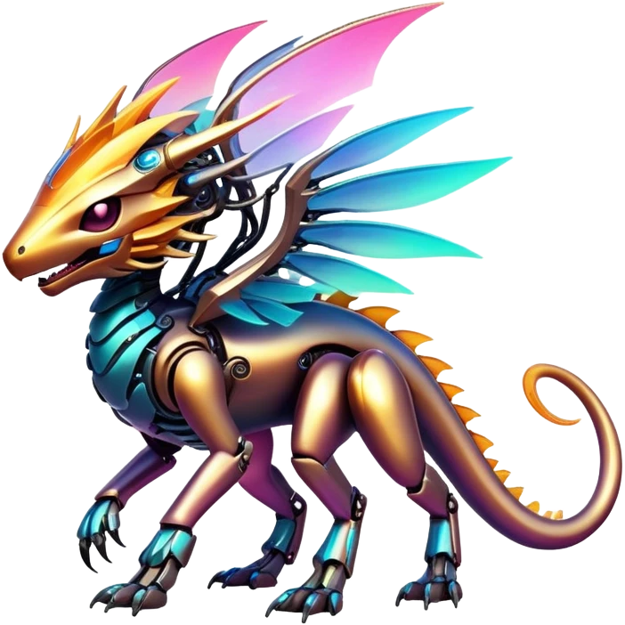  Epic legendary warm-colored sunny rare glowing mechanical Shiny sparkly transparent bioluminescent luminescent vibrant bright pastel dark exotic iridescent colorful gradients futuristic modern metallic glossy glittery fantasy-cyber-Fakémon-Vernid-creature emoji