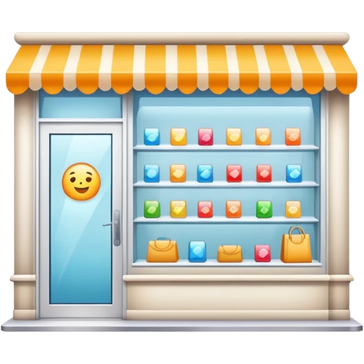 retail shop storefront with display window emoji