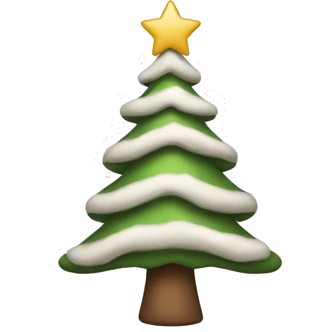 Neutral christmas tree emoji