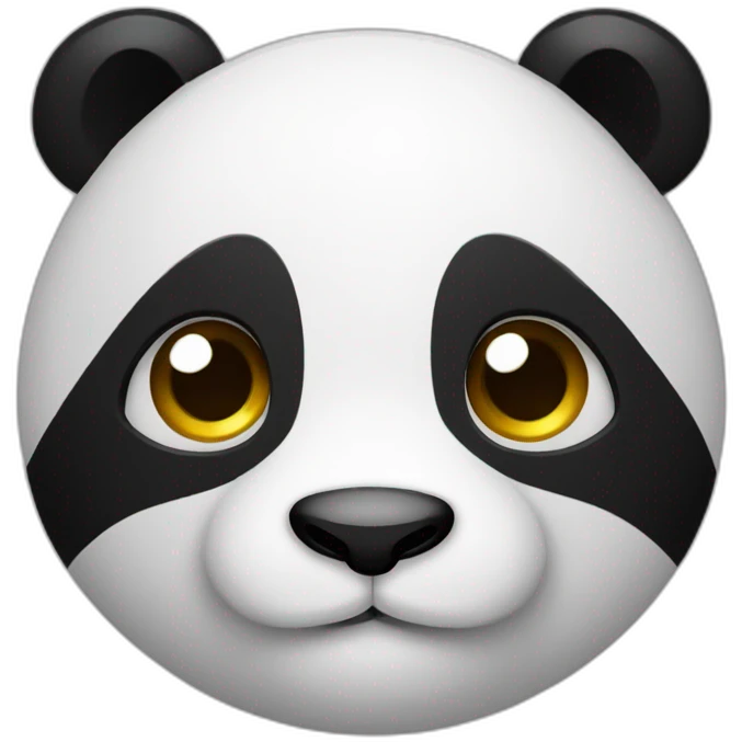 Emoji panda enamorado emoji
