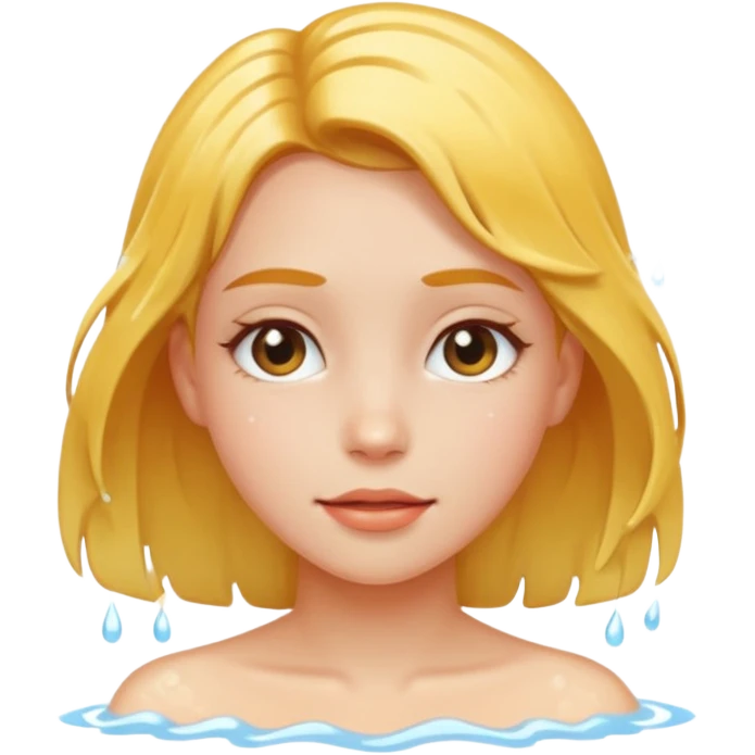Clean girl finish shower emoji