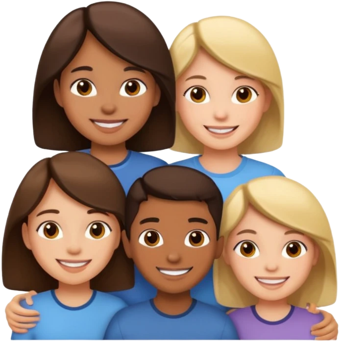 2 girls and a boy emoji