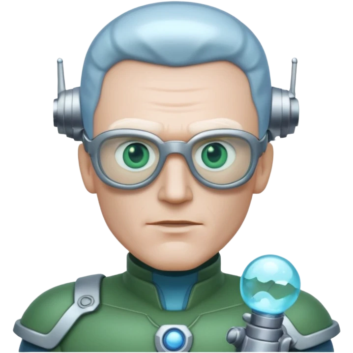 mr freeze with green shirt emoji