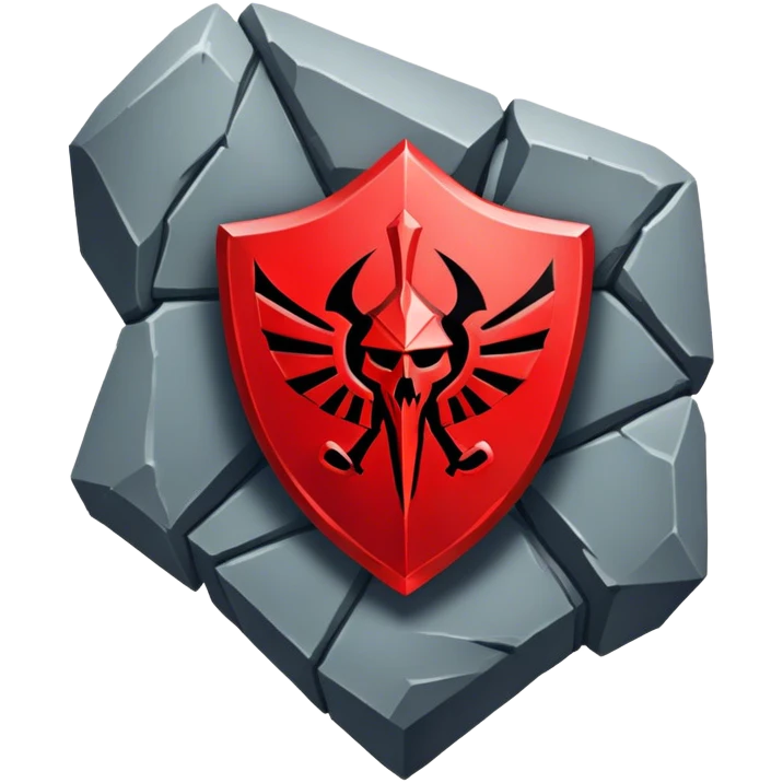 chaos stone shards legion red emblem emoji