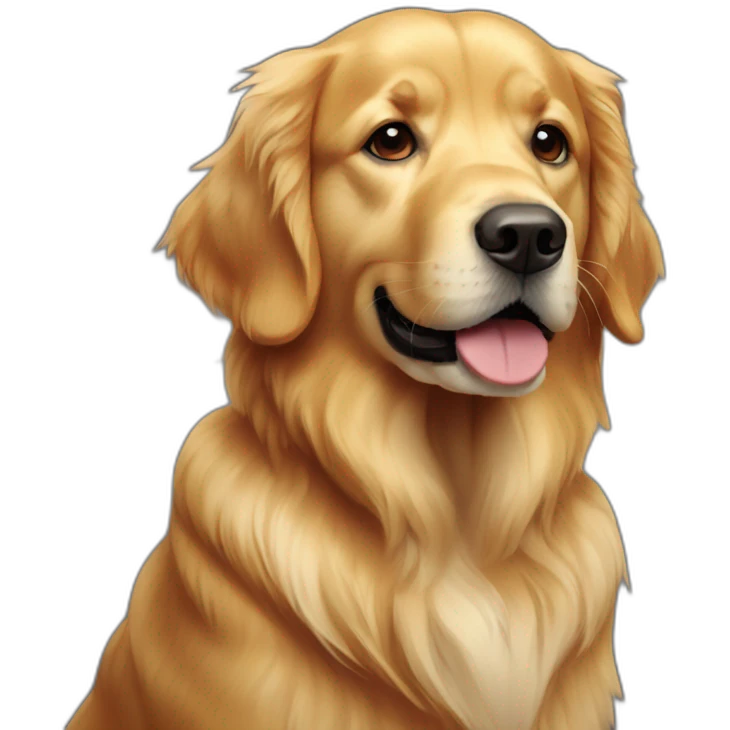 Perros Golden retriever emoji