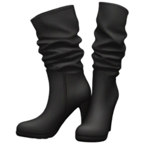 ankle high boots emoji