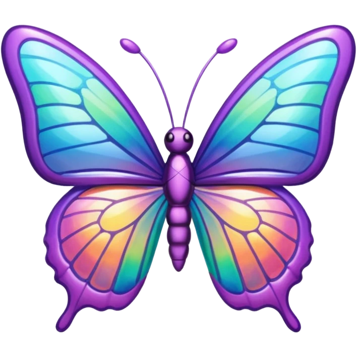 butterfly hair clip emoji