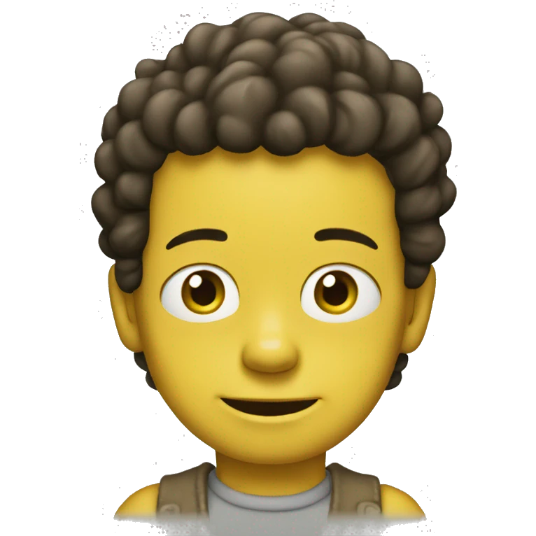Niño estilo Simpson  emoji