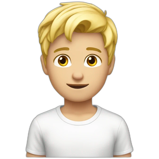 blondboy capblack  hairshort  shirtblack emoji