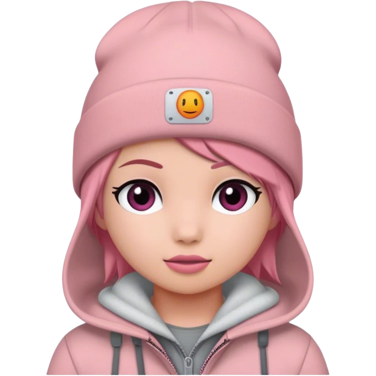 Carhartt beanie dusty pink color emoji