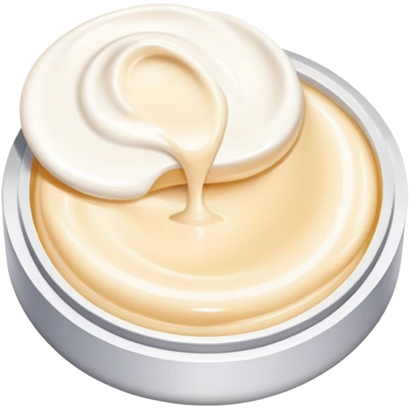 A smear of cosmetic cream emoji