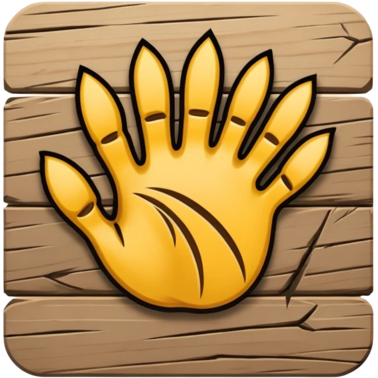 Claw scratch mark emoji