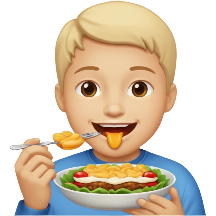 eating food emoji