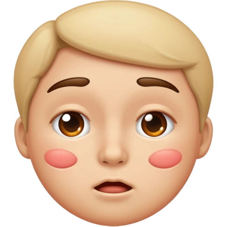 when you're angry in a good way and puff out your cheeks emoji
