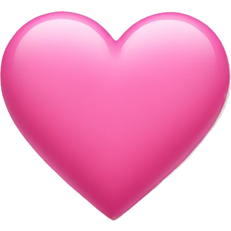 Pink heart emoji
