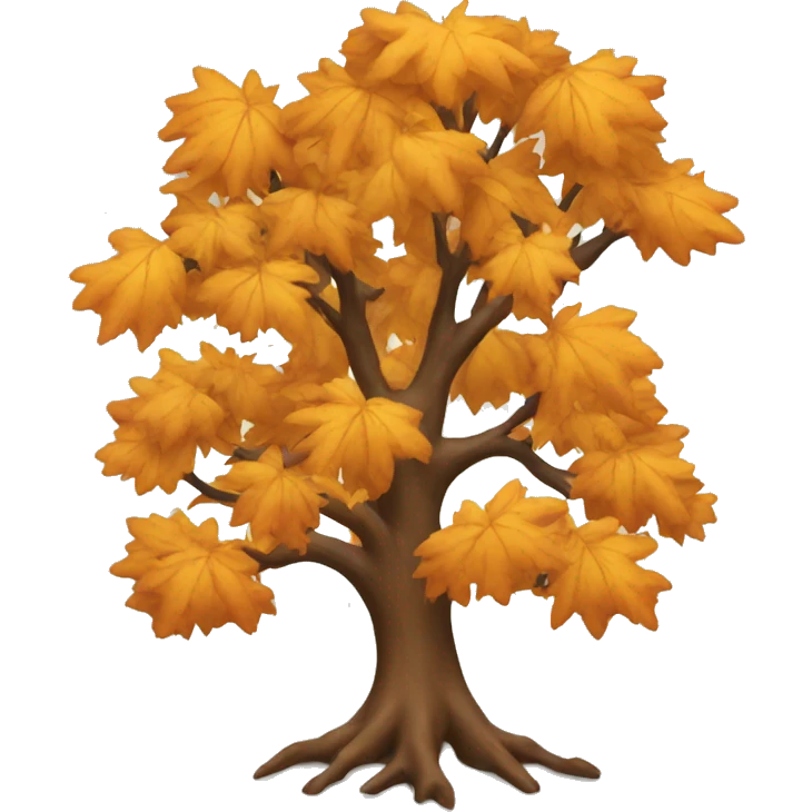 fall tree emoji