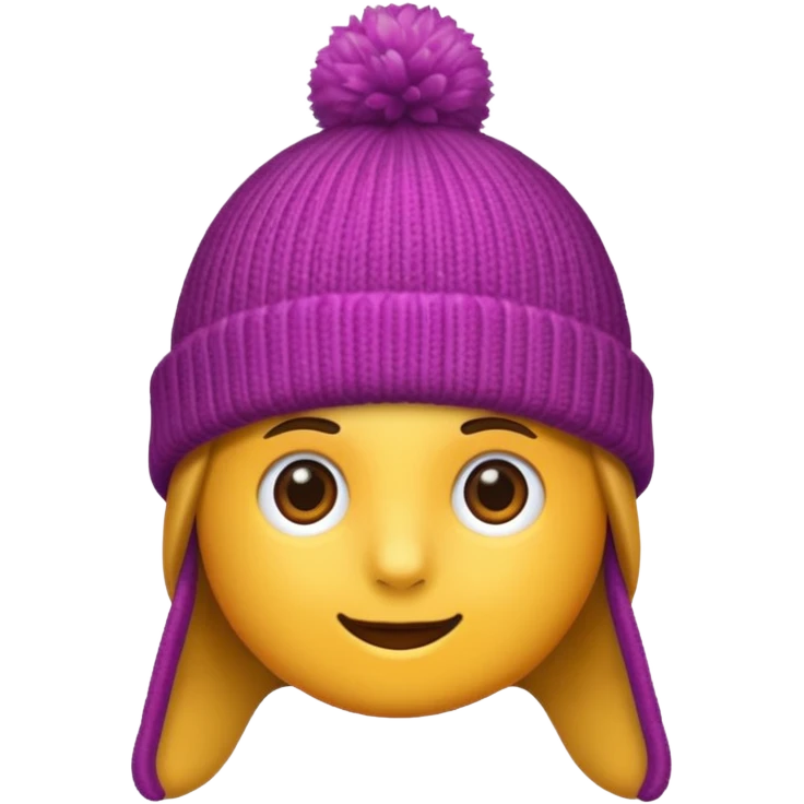 Winter hat emoji