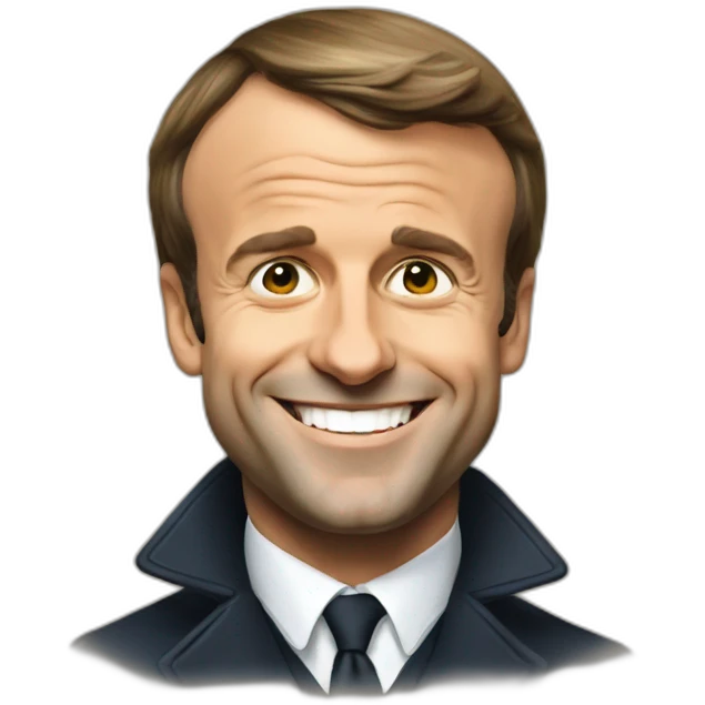 Emmanuel Macron happy emoji