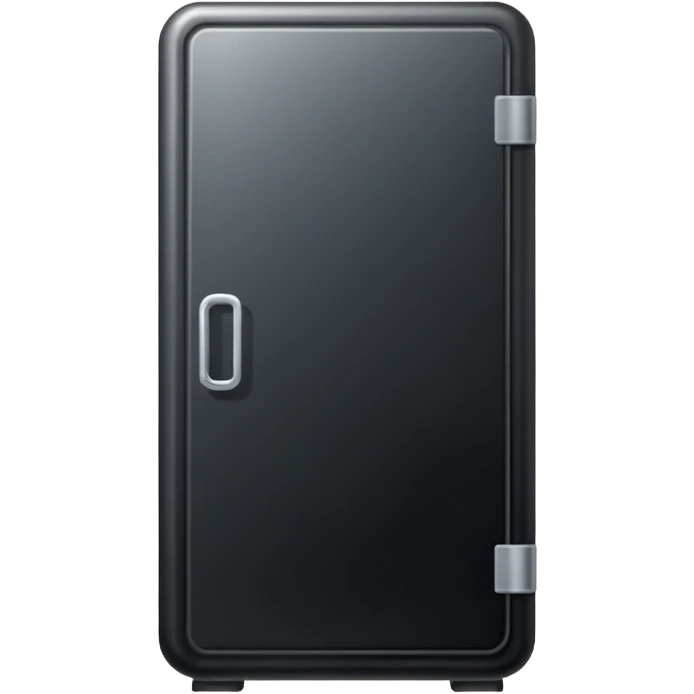 Black freezer emoji