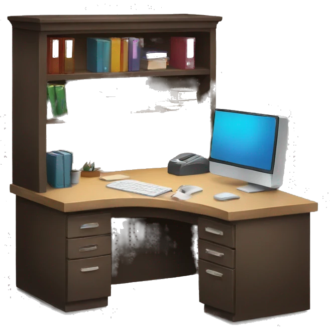 Office desk emoji