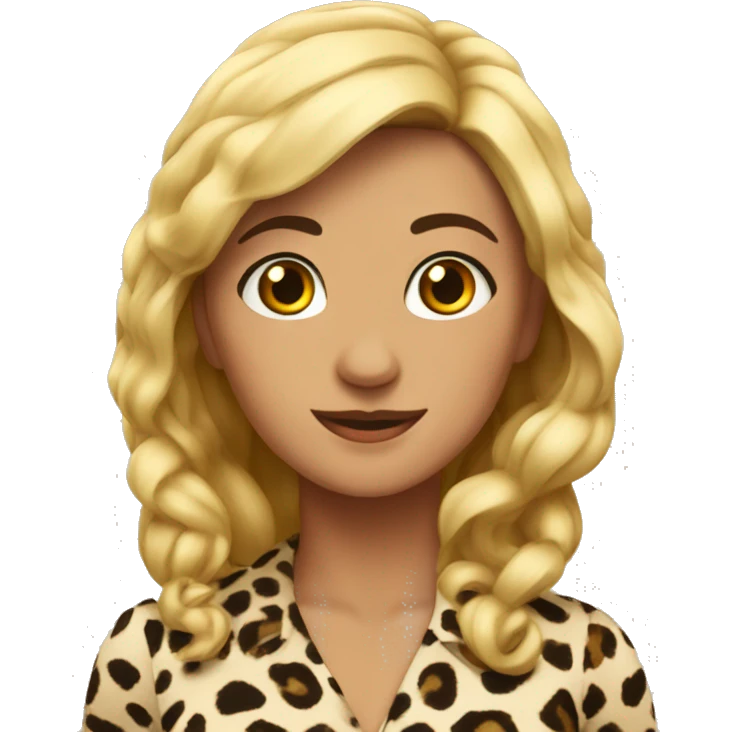 a leopardo beatriz emoji
