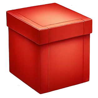 red Cartier box emoji