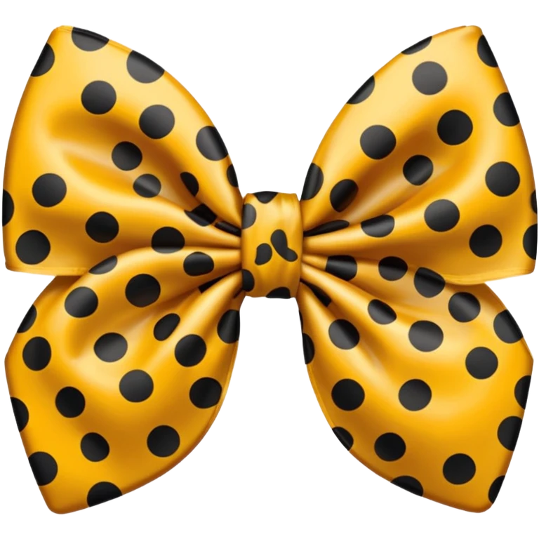 Cheetah print bow emoji