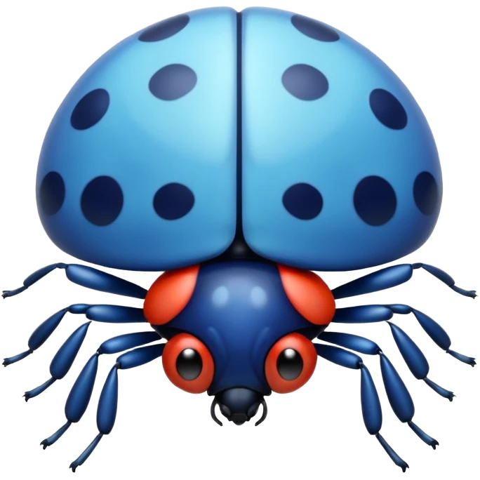 blue ladybug emoji