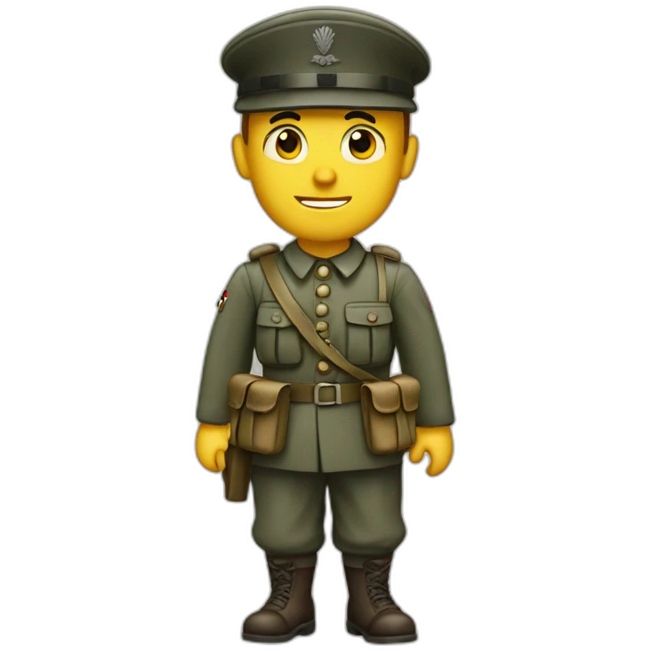 World war two german soldier emoji