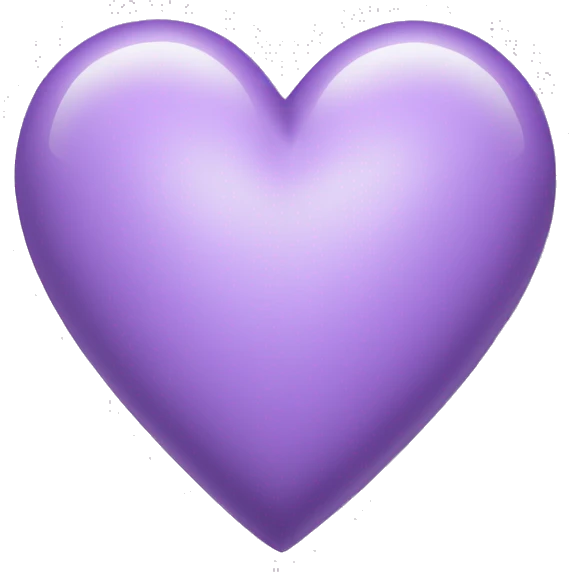 light purple heart emoji