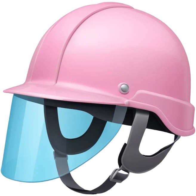 Casque rose pastel emoji