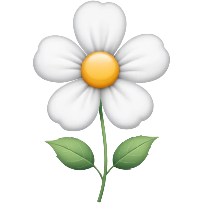 хлопок цветок emoji