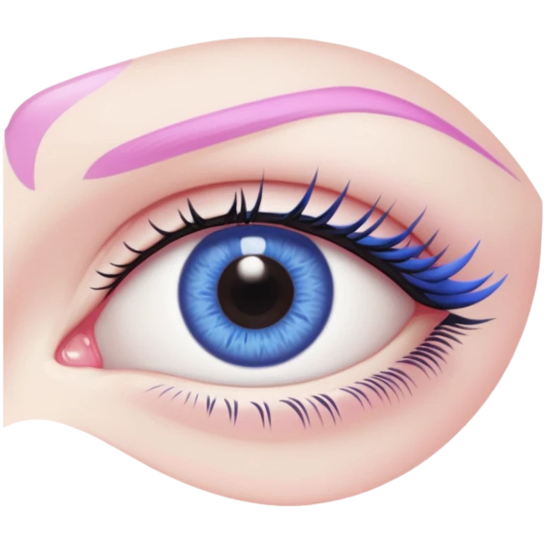 eye pink eyeliner emoji