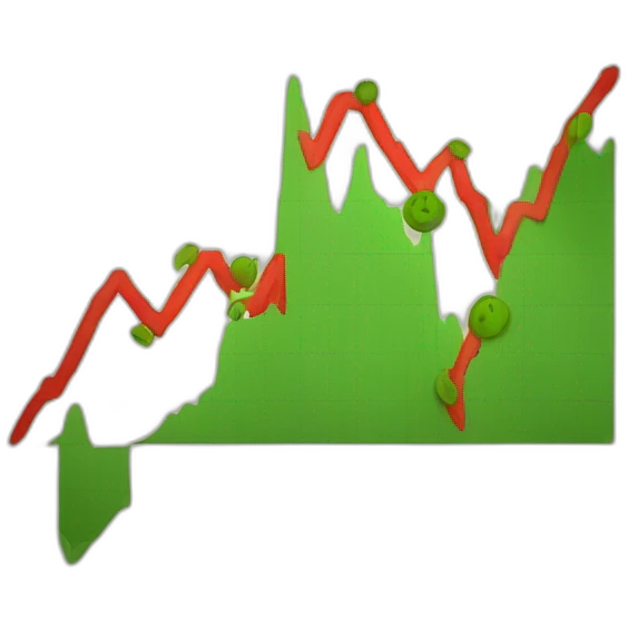 Trading chart emoji