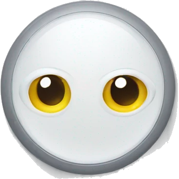 plastic contact lens case without eyes emoji