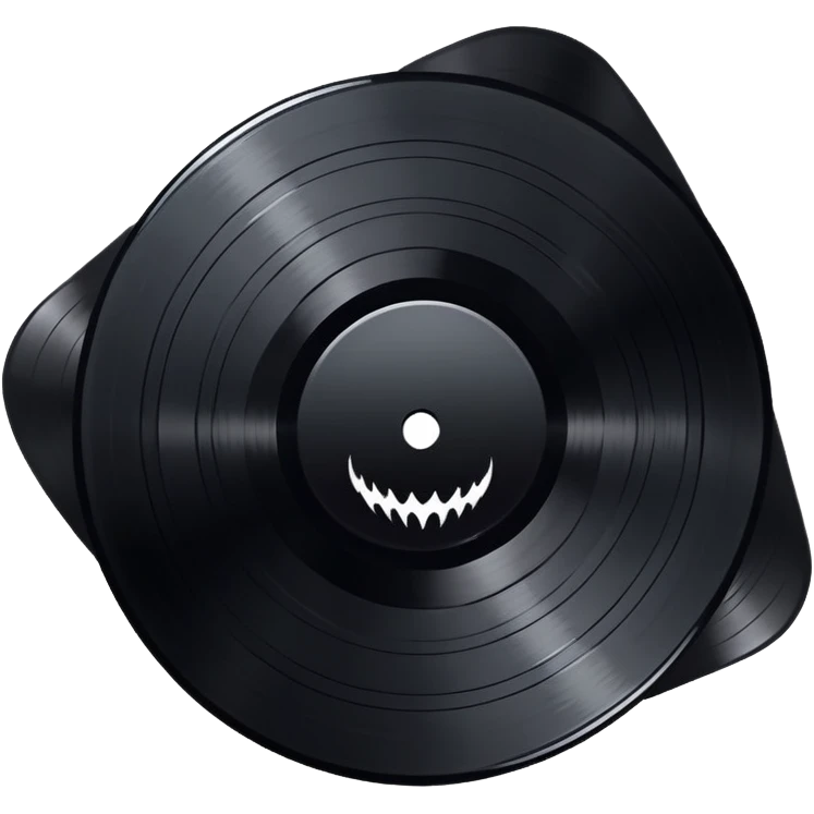 Goth music emoji