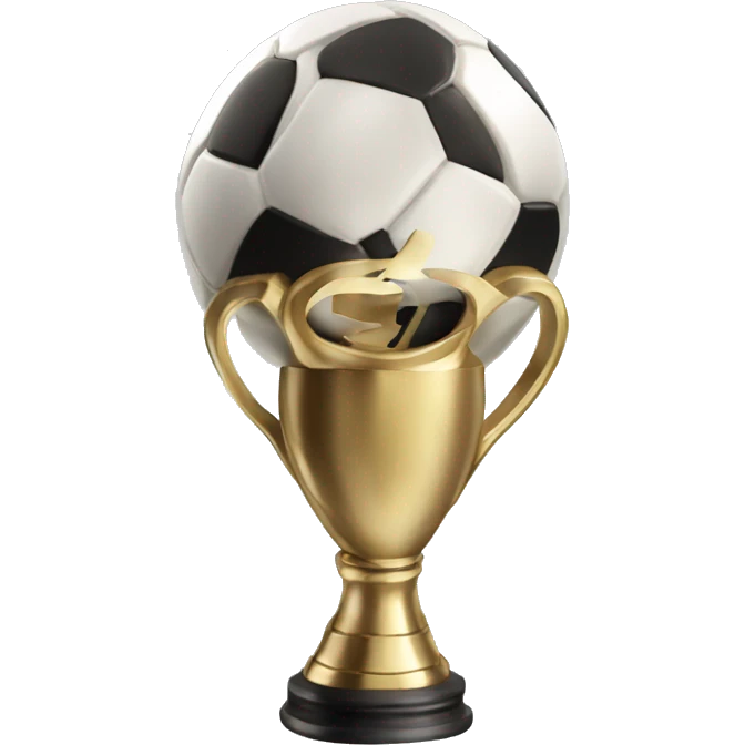 football euro uefa 2024 trophy silver emoji
