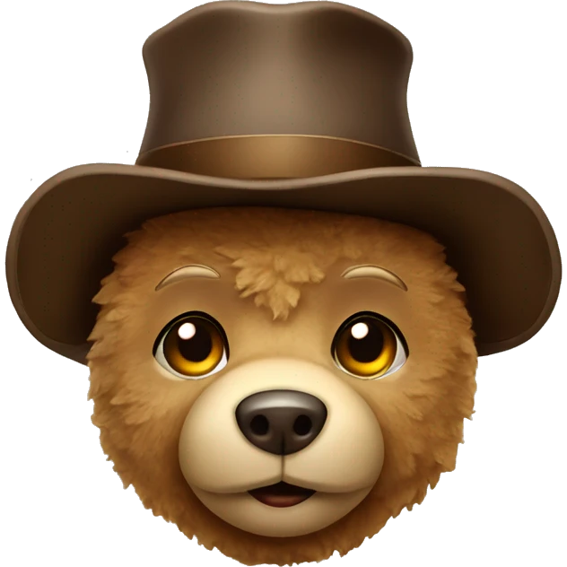 teddy bear with hat  emoji