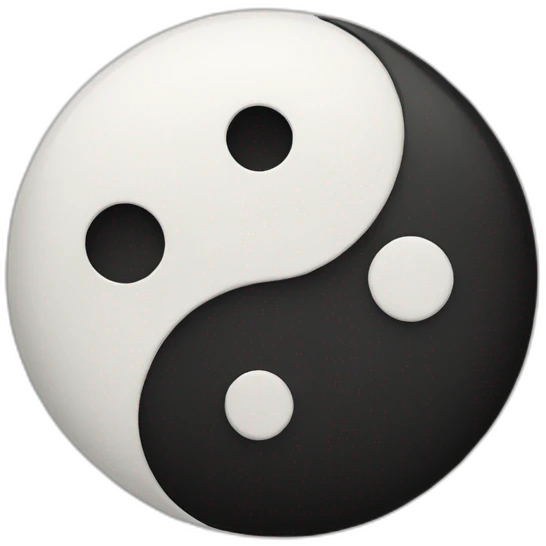 yin yang emoji