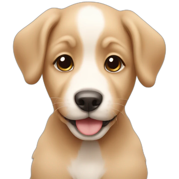 cute puppy emoji