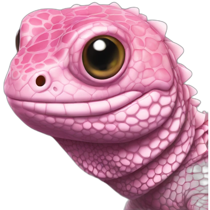 tegu lizard pink emoji