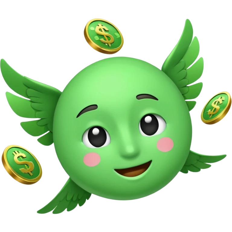 flying money emoji emoji