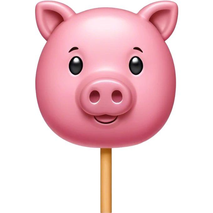 pink spam pig lollipop  emoji